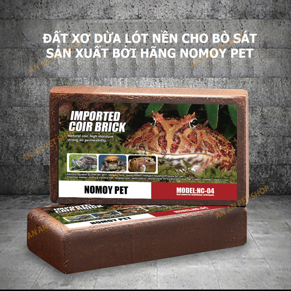 Đất Dừa lót nền Bò sát NOMOY PET Mùn Dừa lót chuồng cho Lưỡng cư Côn trùng Isopod Rùa Rắn...