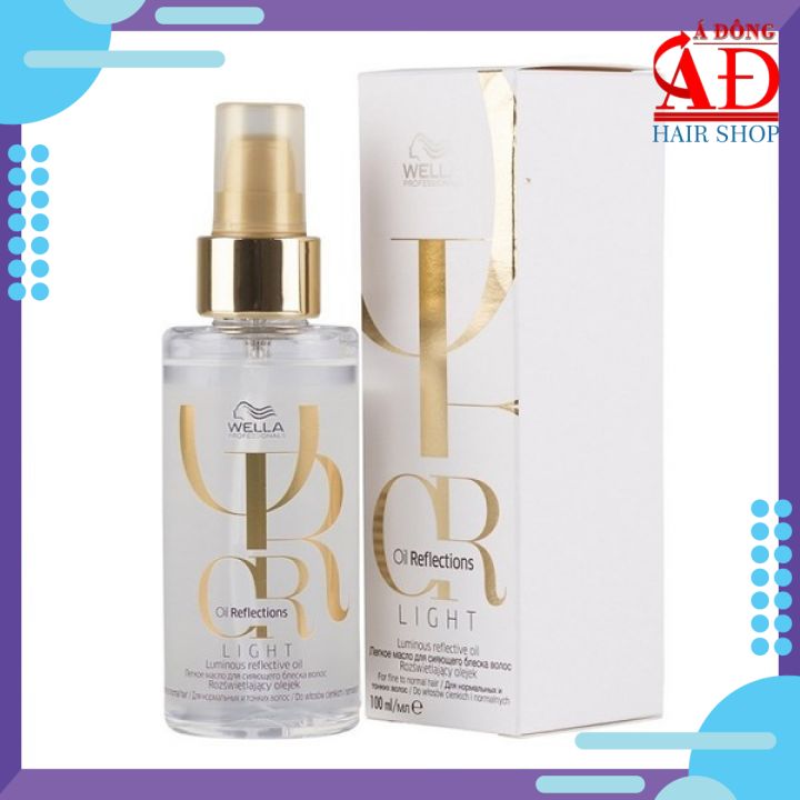 Tinh Dầu Dưỡng Tóc Mảnh Wella Professionals Oil Reflections Light Luminous Reflective Oil 100Ml