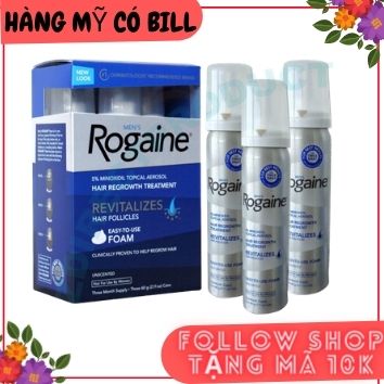 (Có Bill Nhập)Mọc Tóc Nam Mens Rogaine Hair Regrowth Treatment Foam 60Ml