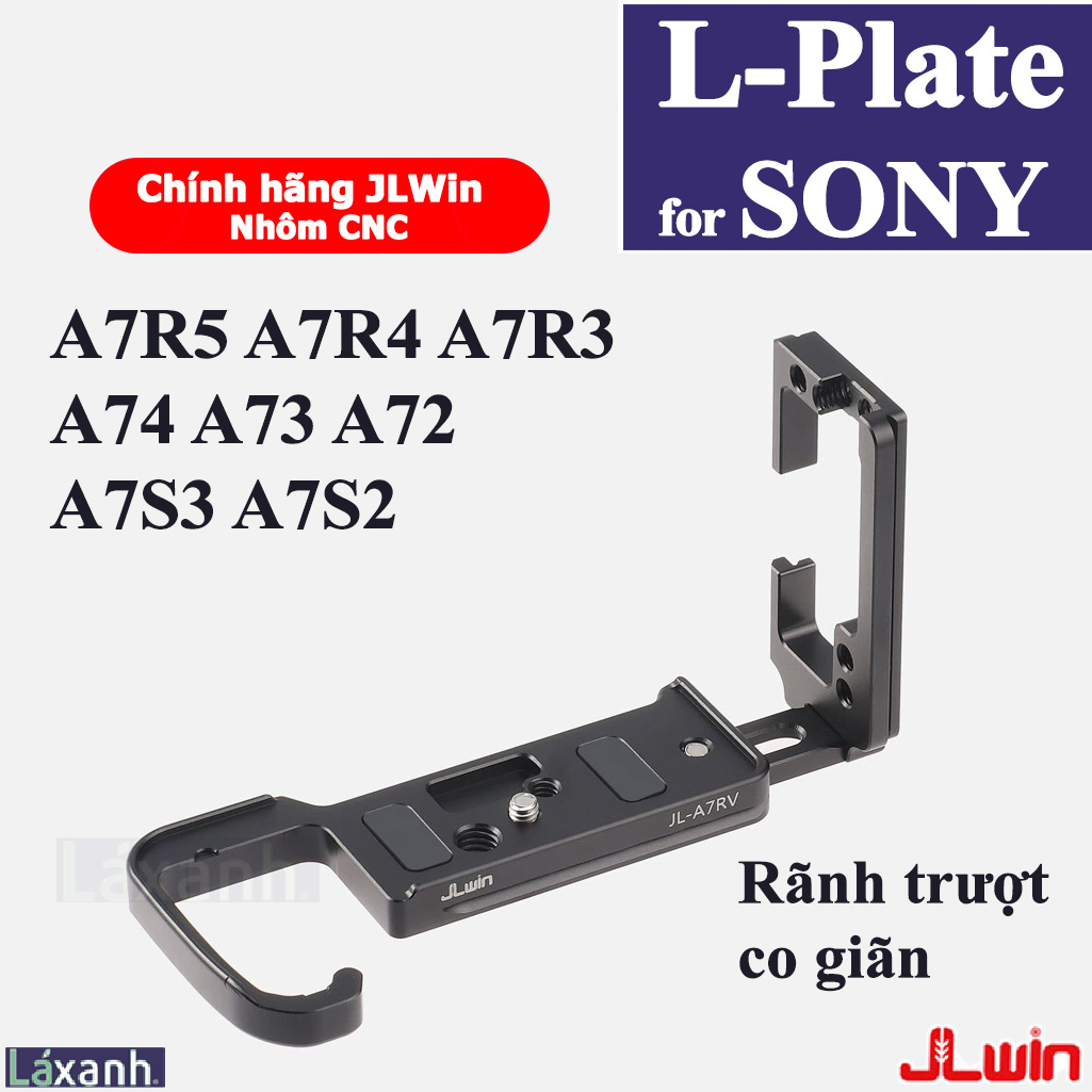 Sony A7R5 A7R4 A74 A73 A72 A7S3 A7S2 A9ii | Lplate bracket báng tay cầm giá đỡ đế thép khung bảo vệ 