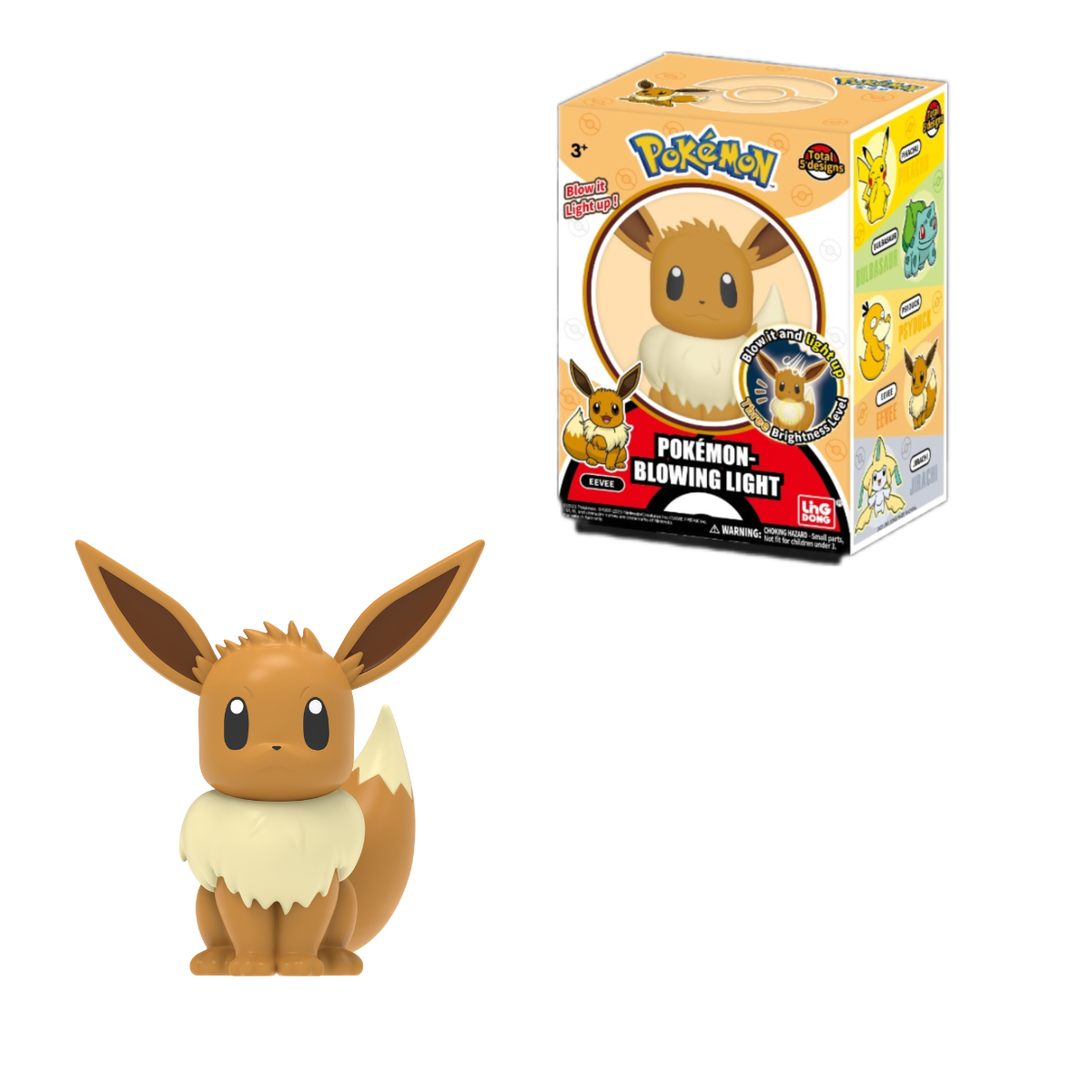 Đồ Chơi Mô Hình Phát Sáng Pokemon Eevee POKEMON TOYS 8187