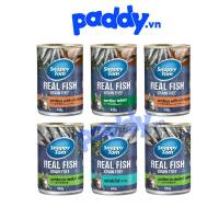 [Combo 12] Pate Cho Mèo Snappy Tom Real Fish Lon 400g