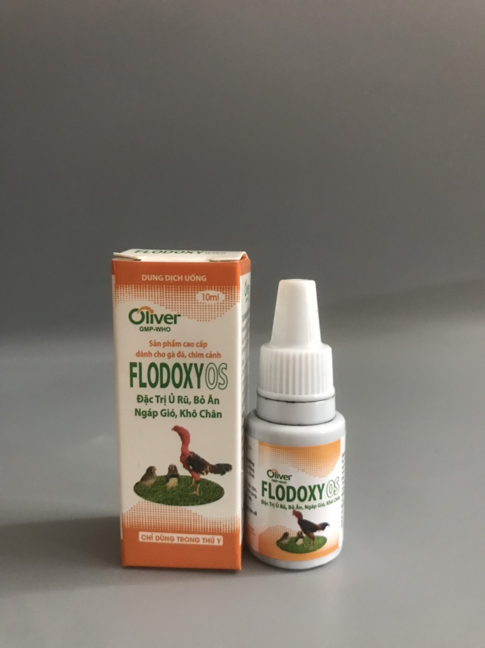 Flodoxy/flo doxy dùng cho gà đá, chim cảnh (10ml)