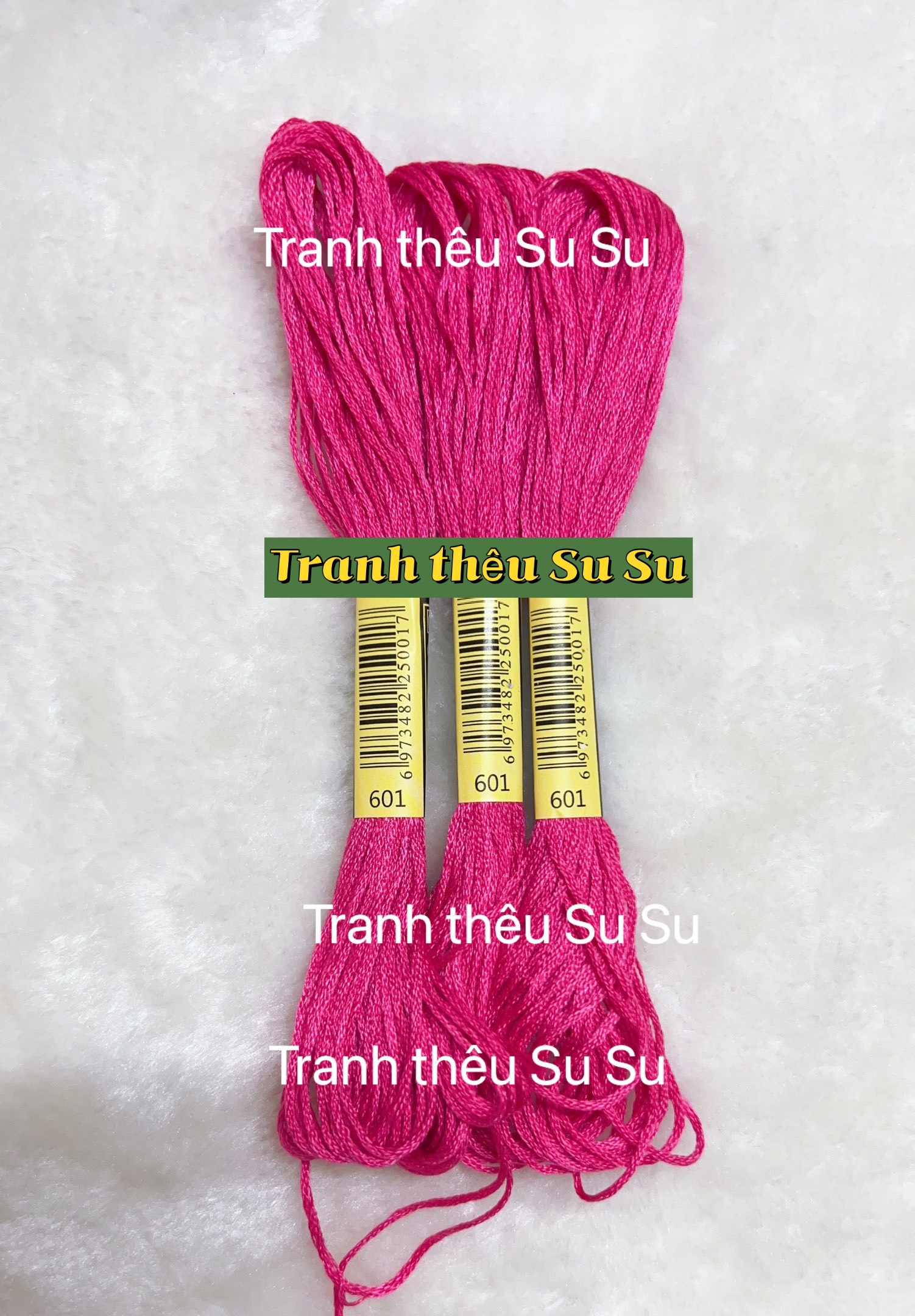 Chỉ cotton thêu tranh chữ thập mã DMC các mã chỉ thêu từ 600 đến mã 699 (giá 1 tép)