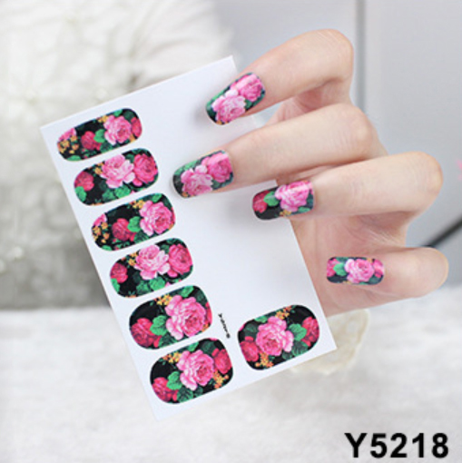 Bộ sticker dán trang trí móng tay nhiều kiểu xinh xắn