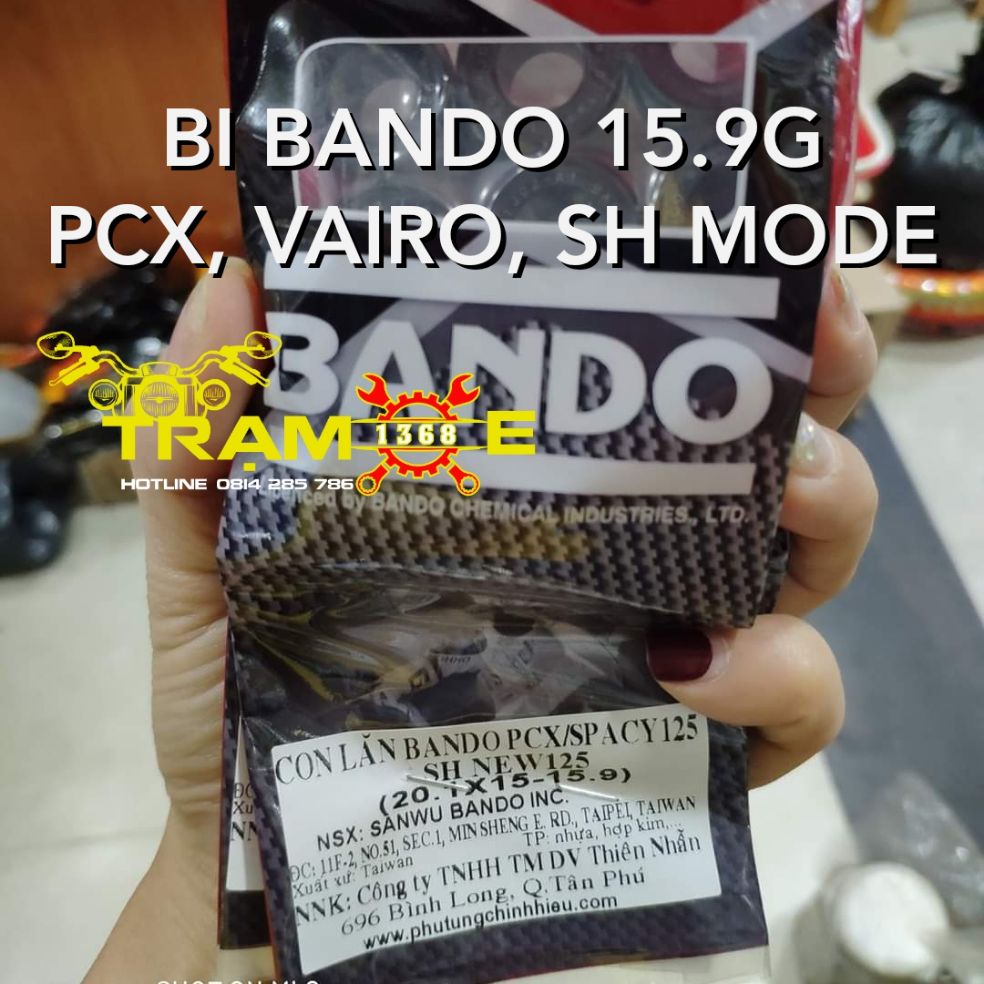 BI NỒI BANDO 15.9G 16g HONDA PCX VAIRO SH MODE SPACY AB 125 150 - Trạm Xe 1368 dễ dàng sử dụng dành cho mọi dòng xe