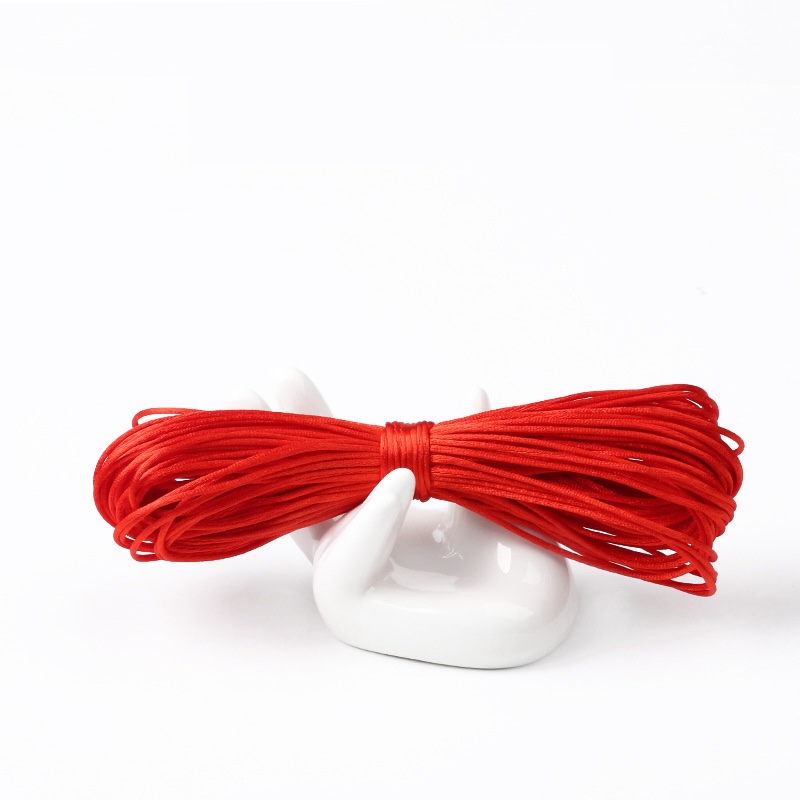 Cuộn 20m Dây Tim Loại 1 - 1.5mm Đủ Màu Thắt Vòng Tay Dây May Mắn Dreamcatcher Thắt Nút Trung Hoa Làm Handmade