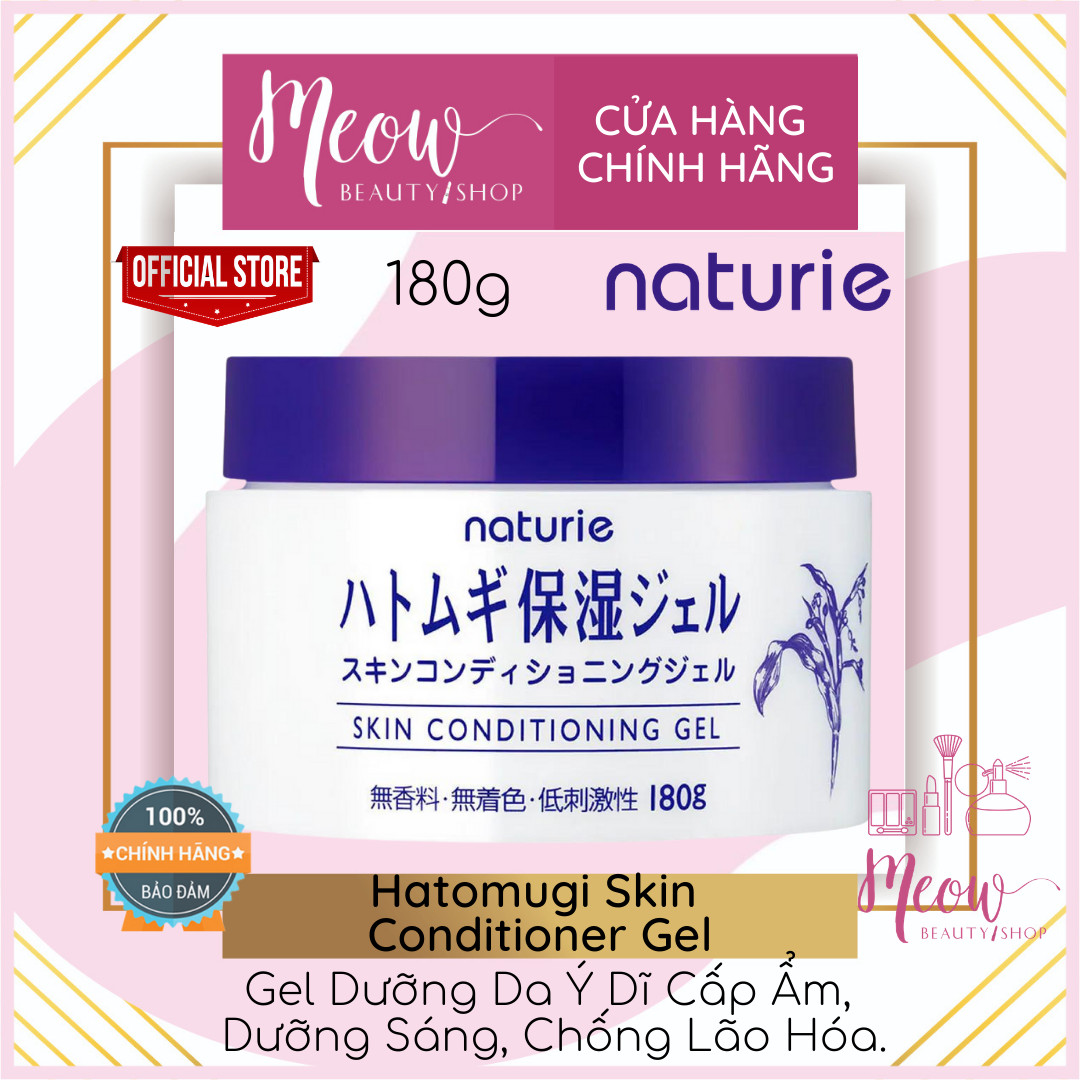 [Hcm]Hatomugi - Gel Dưỡng Da Naturie Hatomugi Skin Conditioning Chiết Xuất Từ Hạt Cây Ý Dĩ 180G