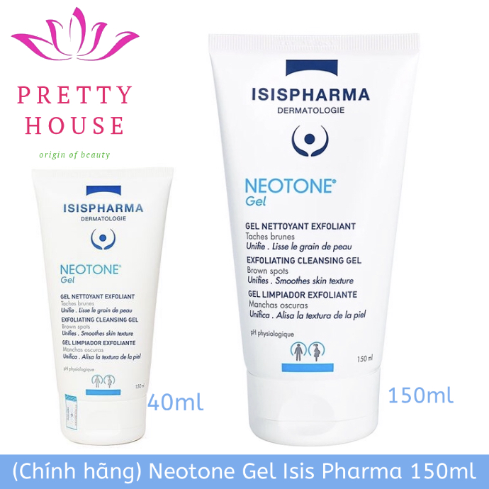 Sữa Rửa Mặt Trắng Sáng Da Neotone Gel Isis Dành Cho Da Nhạy Cảm Và Da Thường