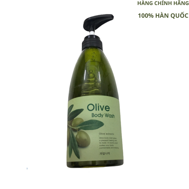 [ Chính Hãng ] Sữa Tắm Olive Body Wash Làm Trắng Da 750Ml Hàng Chính Hãng Hàn Quốc