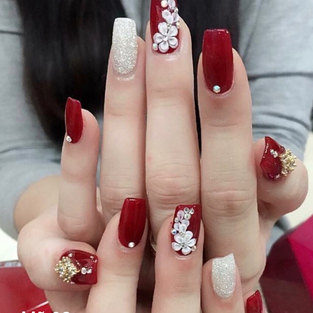 Móng Tay Giả - Thiết Kế Đi Chơi Đi Làm Đều Được - Bộ 24 Móng Đủ Size