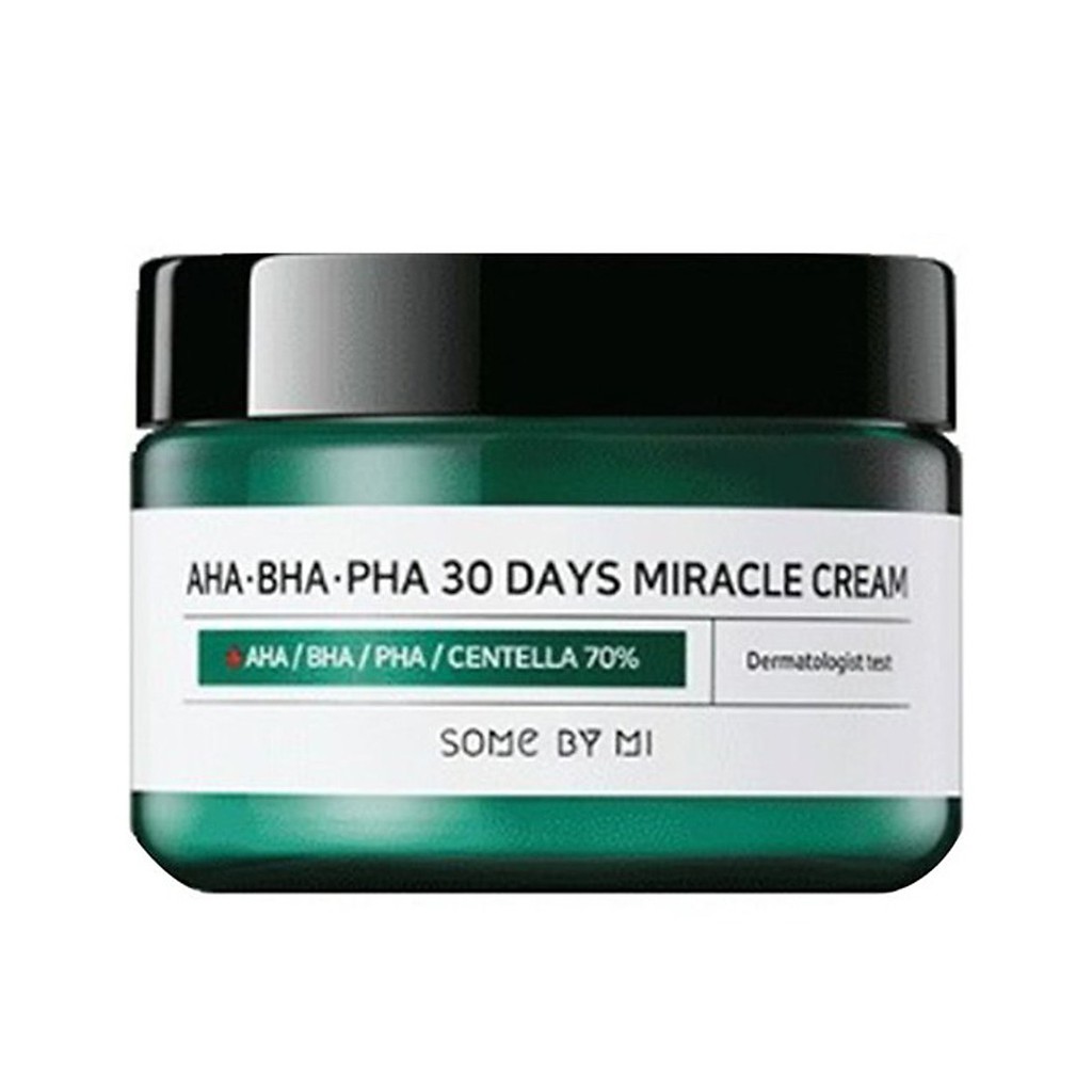Kem Dưỡng Làm Dịu Và Phục Hồi Da Tổn Thương Some By Mi Aha - Bha - Pha 30 Days Miracle Cream 50Ml - Hàn Quốc