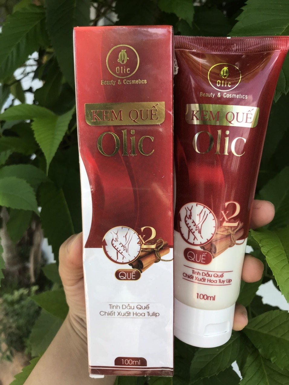 KEM QUẾ TAN MỠ OLIC tặng thước dây