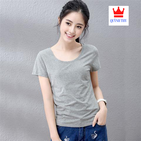 [ Hàng đẹp ] Áo Thun Nữ Cổ Tròn Tay ngắn  Trẻ Trung Mẫu Mới nhất