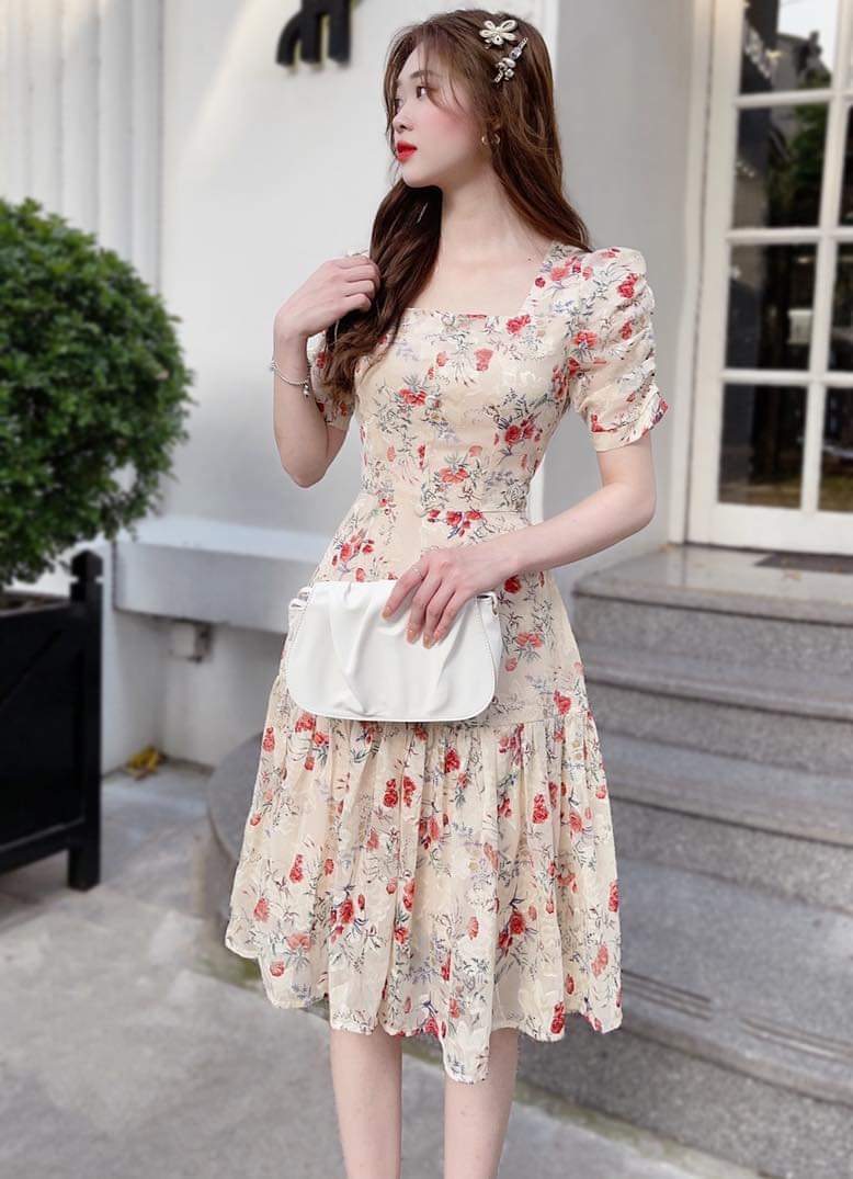 Đầm Váy Hoa Nhí Vintage Hàn Quốc Giá Rẻ Tháng 8,2023|Biggo Việt Nam