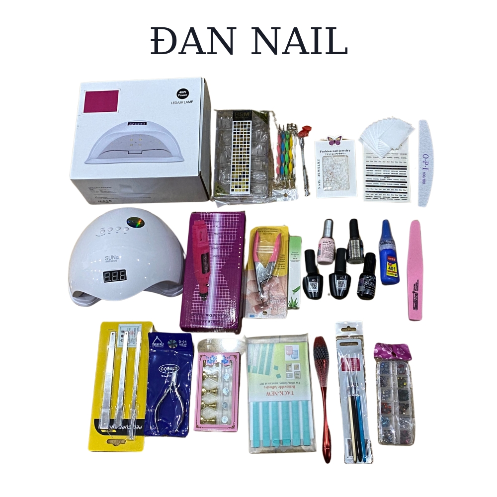 Bộ làm nail tại nhà cơ bản set đồ làm nail full đồ chuyên dụng cho người làm nail tại nhà set đồ làm