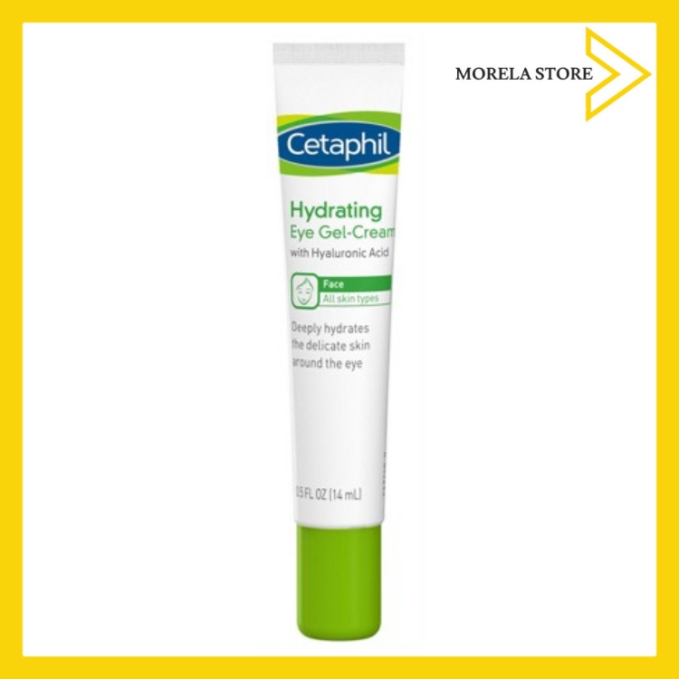 [HCM]Kem dưỡng ẩm làm sáng và mịn vùng mắt Cetaphil Hydrating Eye Gel-Cream With Hyaluronic Acid Deeply Hydrate Brighten & Smooth Under-Eye 14 ml