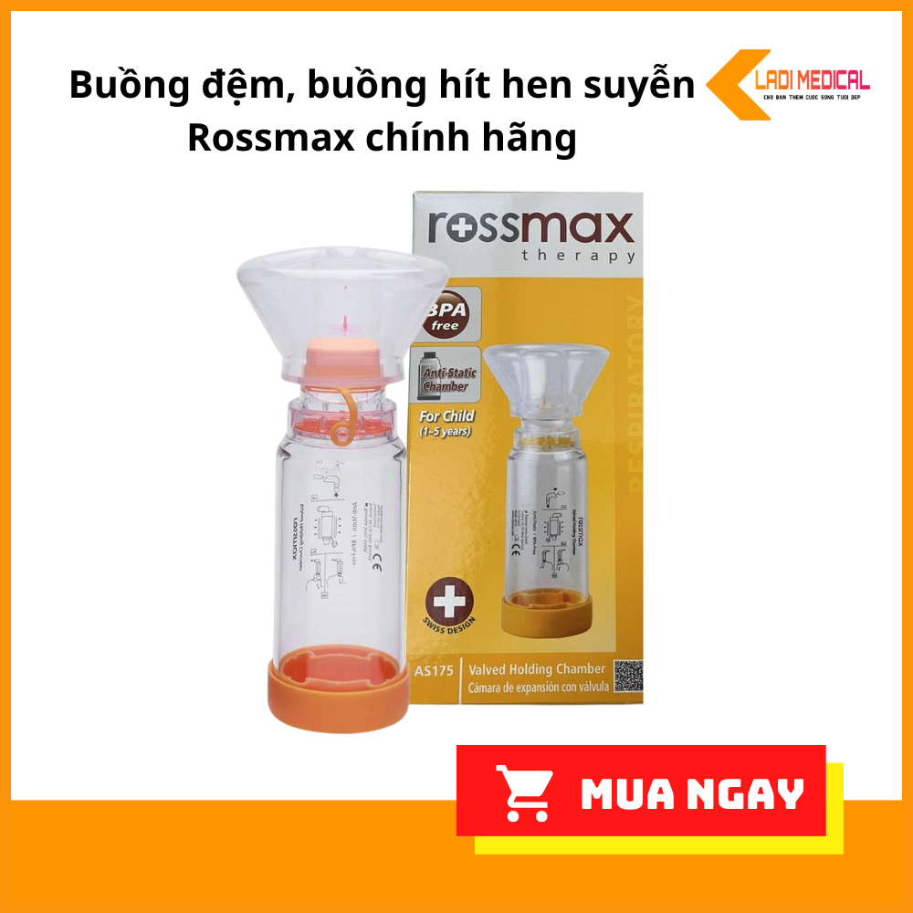 Buồng đệm buồng hít hen suyễn Rossmax chính hãng