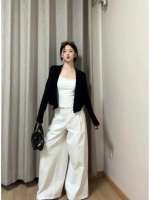 Áo cardigan SAM CLO khoác ngoài dài tay phong cách tiểu thư (KHÔNG NÚT)
