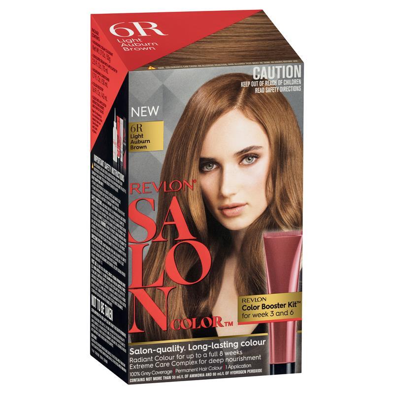Thuốc Nhuộm Tóc Revlon Salon Hair Color 3V Violet Black 6R Light Auburn Brown 6G Light Golden Brown 