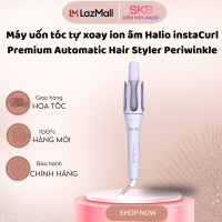 Máy uốn tóc tự xoay ion âm Halio instaCurl Premium Automatic Hair Styler Periwinkle - BH 12 tháng
