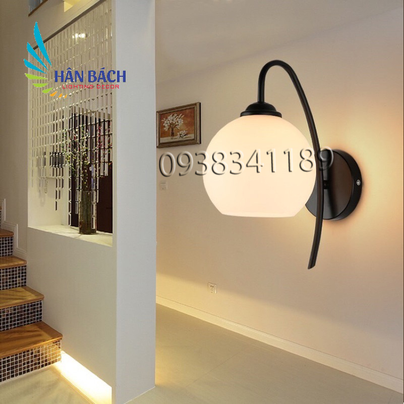 [GIÁ SIÊU RẺ]Đèn Tường Chao Trắng Các Mã Hàng Chất Lượng- Tặng kèm bóng led