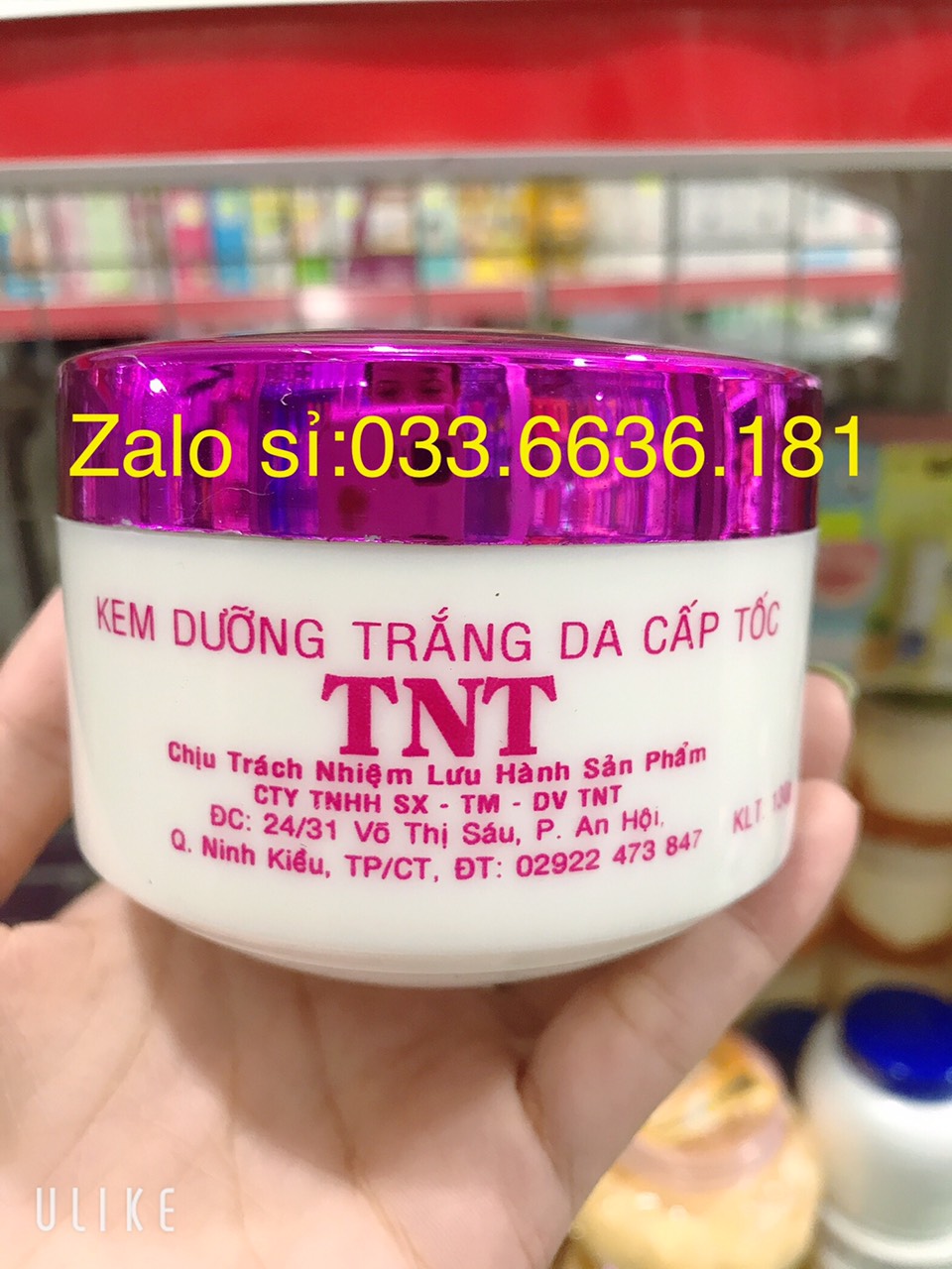 Kem Trắng Da Toàn Thân Cấp Tốc 130G (Chất Kem Màu Trắng)