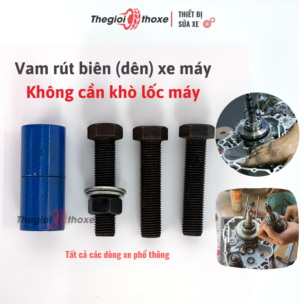 Vam vào dên xe máy cảo rút dên (biên) vào vách máy | Thế Giới Thợ Xe