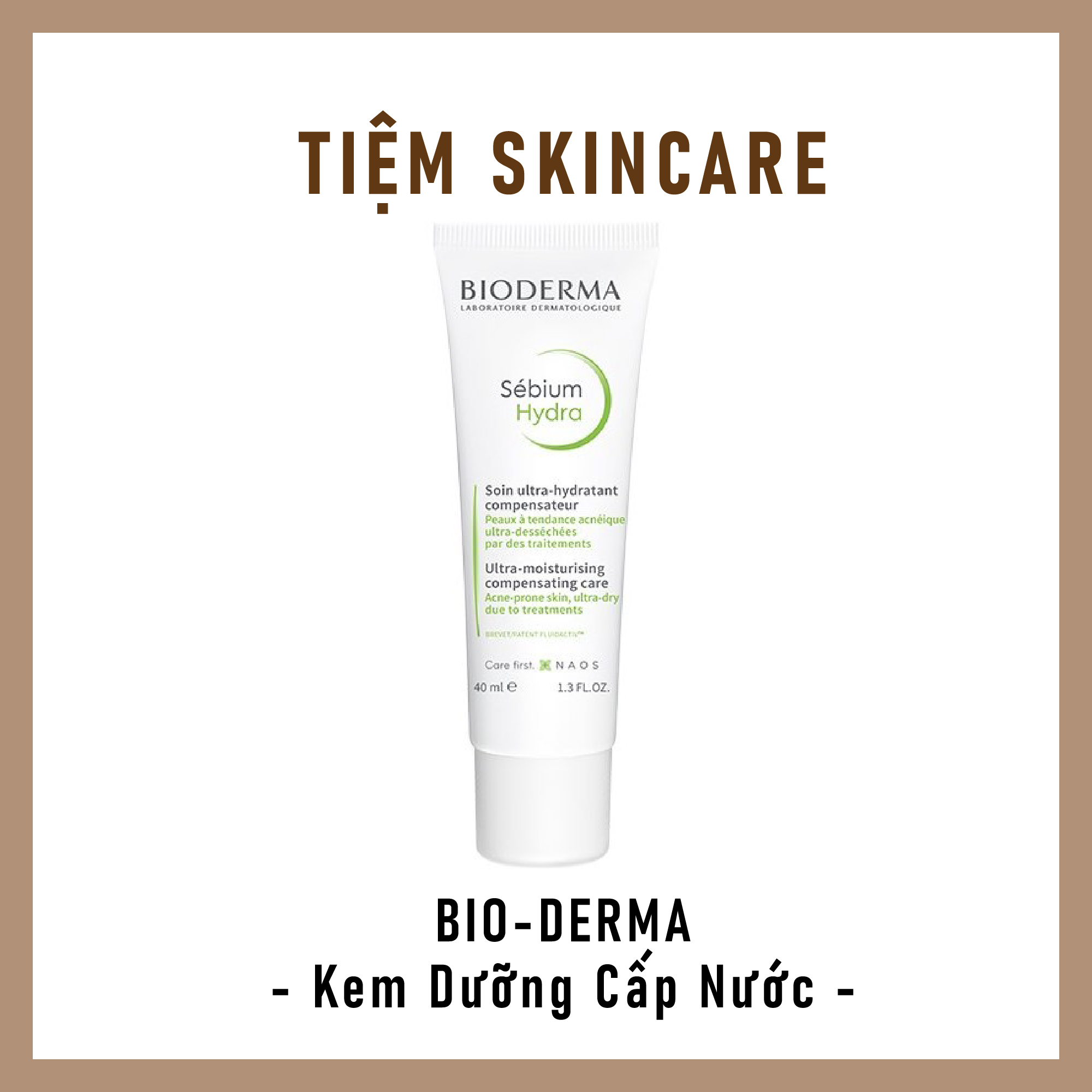 Kem Dưỡng Bio.der.ma Dành Cho Da Dầu Mụn Hydra Sébium (40Ml)