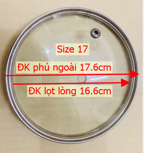 Nắp vung nồi chảo Nắp nồi nắp đậy chảo Nắp vung kính cường lực nồi chảo nắp nồi thuỷ tinh chất liệu 