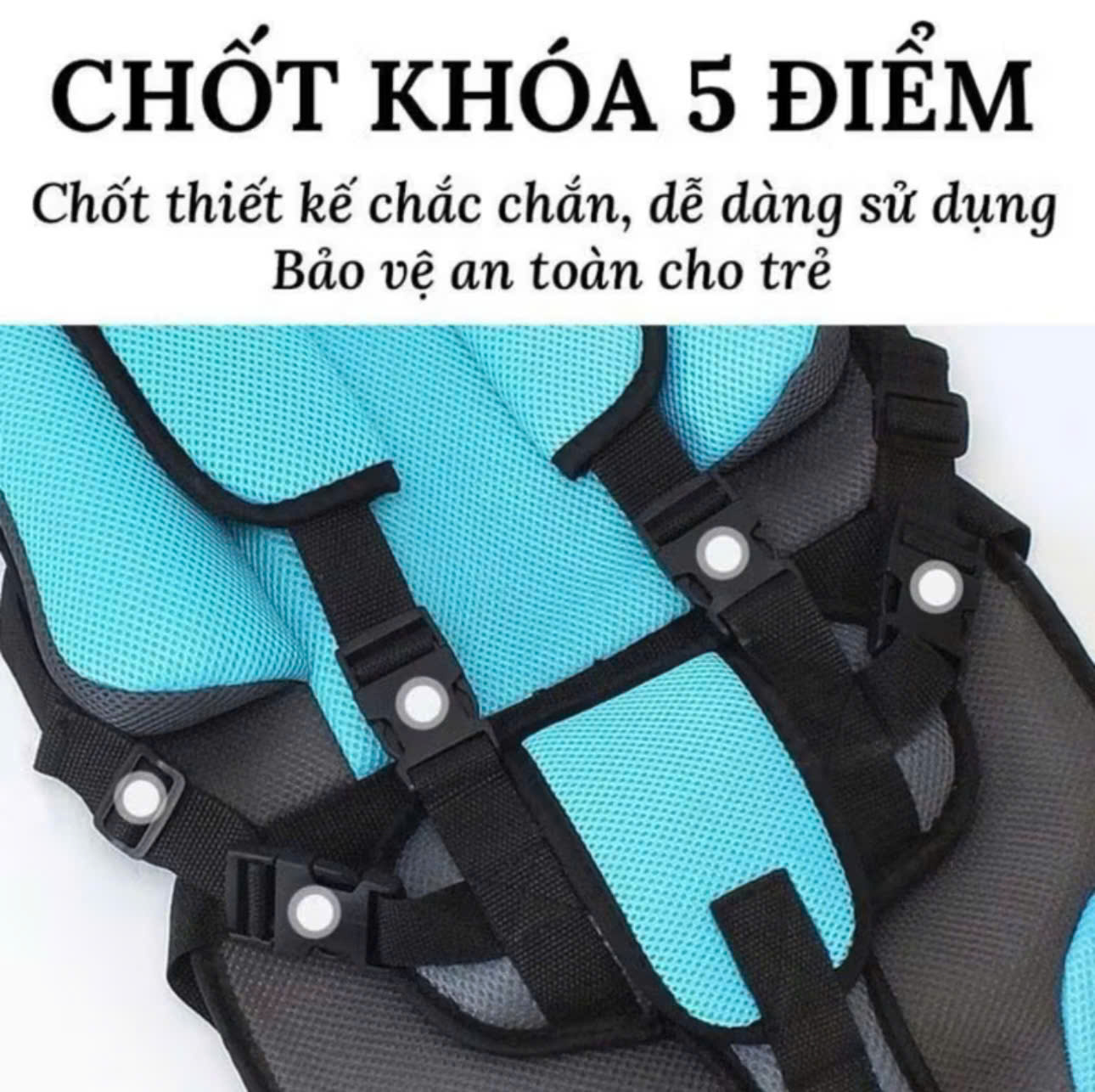 Ghế ngồi oto cho béĐai an toàn bảo vệ cho bé trống trượt nhiều màu bảo vệ toàn diện