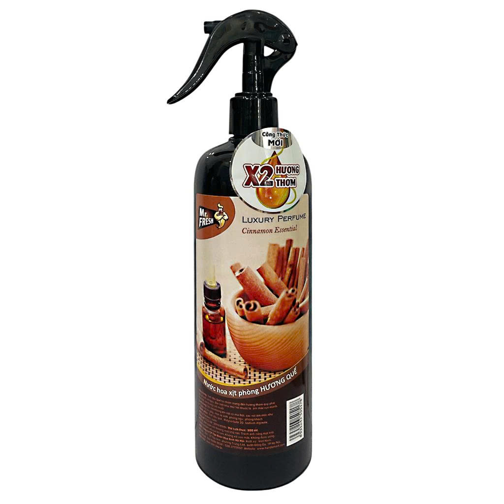 Nước hoa xịt phòng Mr Fresh 500ml - thơm lâu khử mùi ẩm mốc đuổi côn trùng
