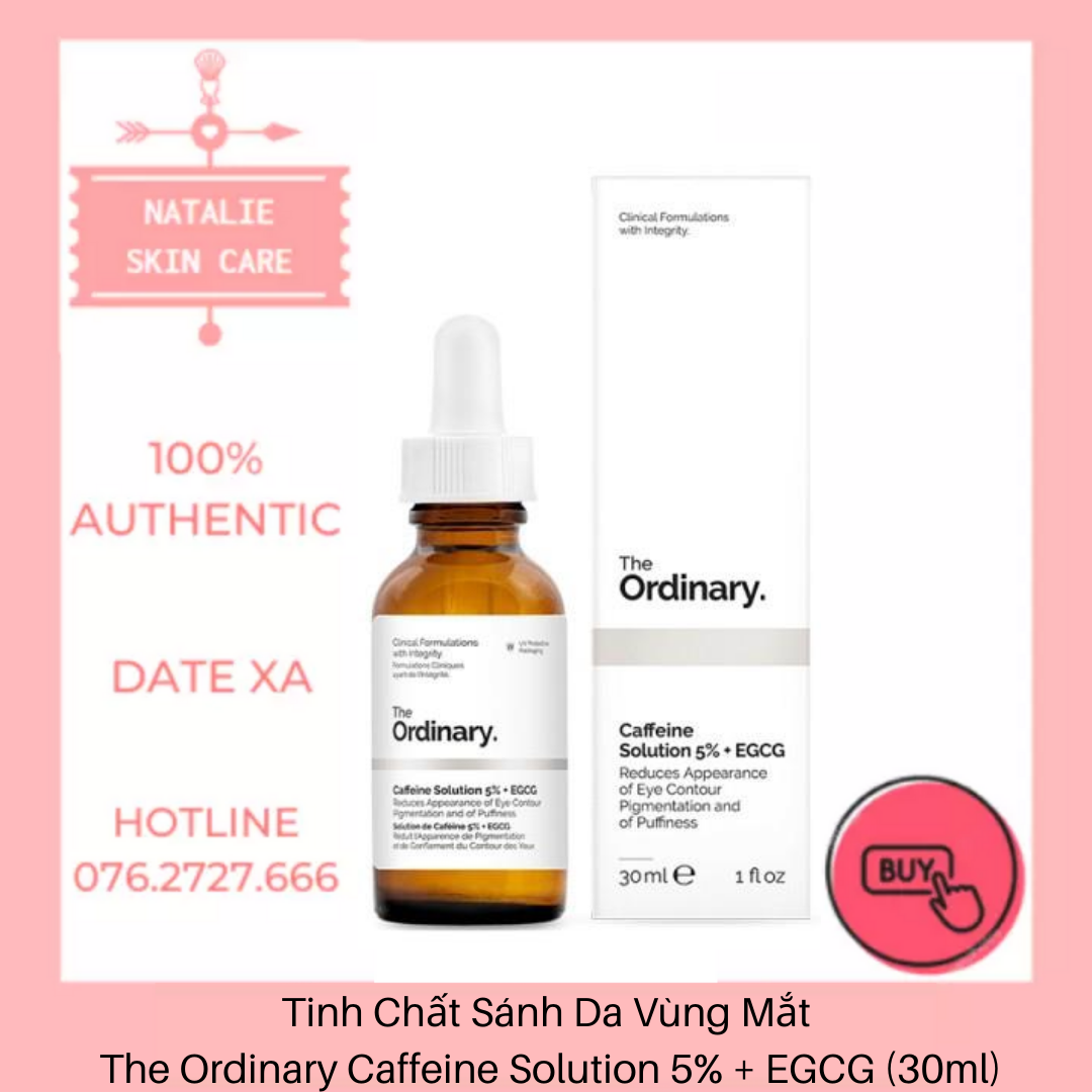 [Hcm]Tinh Chất Sáng Da Vùng Mắt The Ordinary Caffeine Solution 5% + Egcg (30Ml)