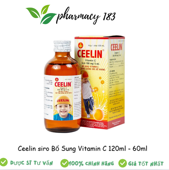 [Hỏa Tốc Q1] Siro Ceelin - Vitamin C tăng đề kháng cho trẻ