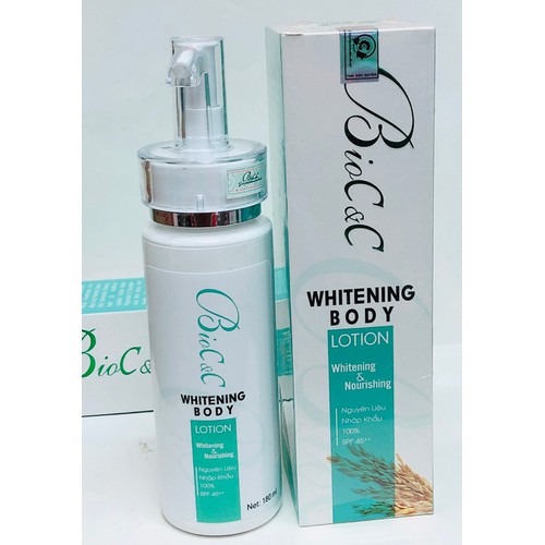 Kem Dưỡng Trắng Da Toàn Thân BioC&C 180ml