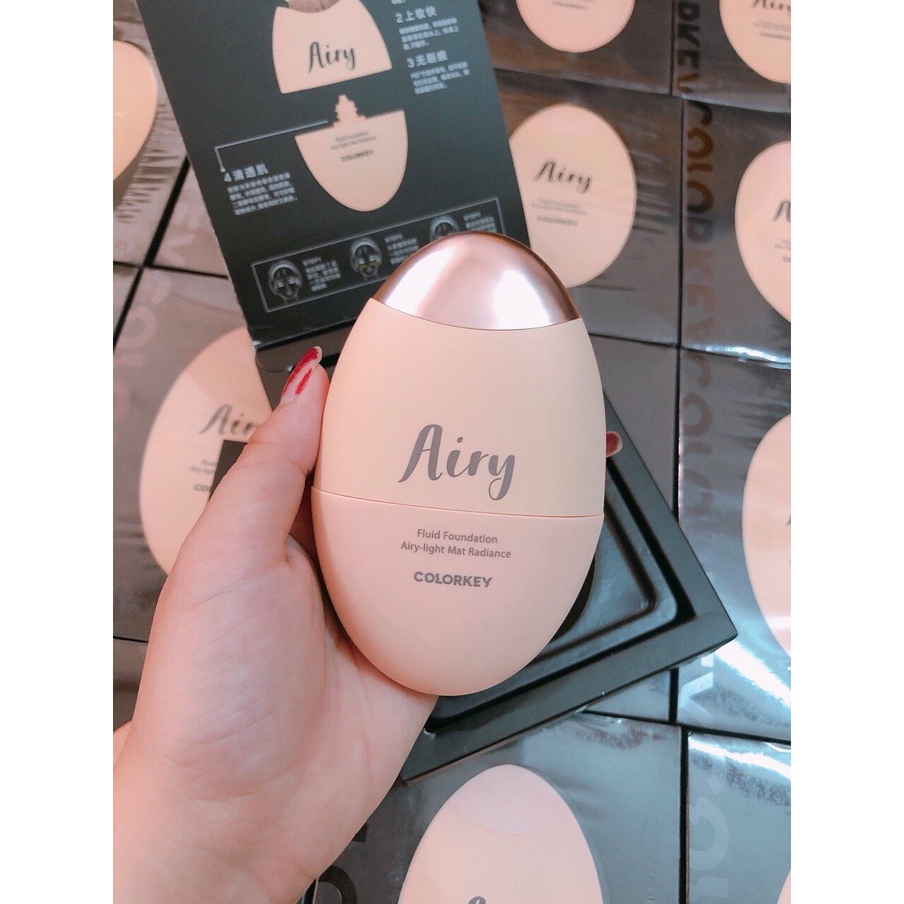 Kem Trang Điểm Binmei Airy Kèm Cọ 38Ml