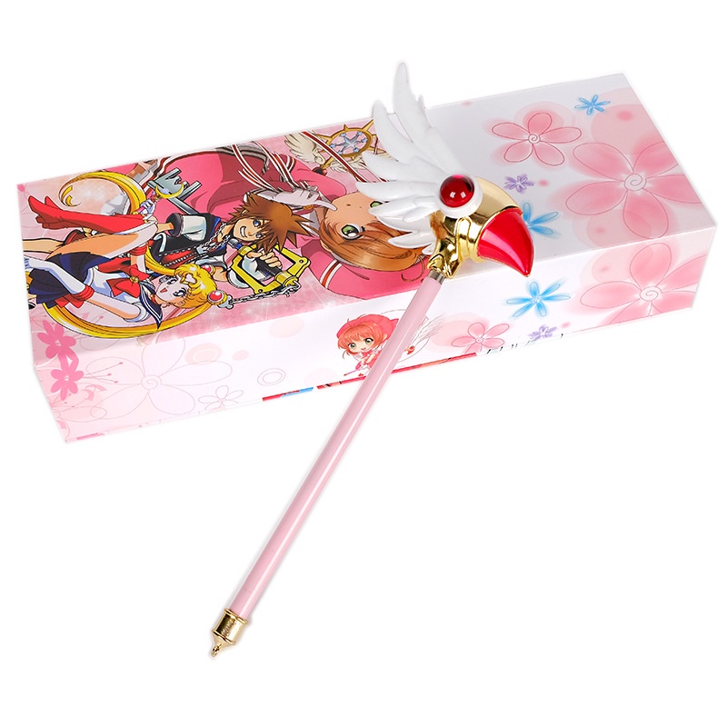 Gậy Quyền Trượng phép thuật Cardcaptor Sakura hóa trang cosplay Thủ Lĩnh Thẻ Bài họa tiết tinh tế (D