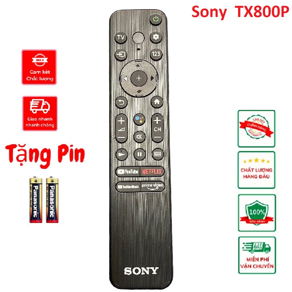 Điều khiển tivi sony giọng nói TX800P TX800U Remote tivi sony giọng nói hàng tốt dùng cho tất cả các