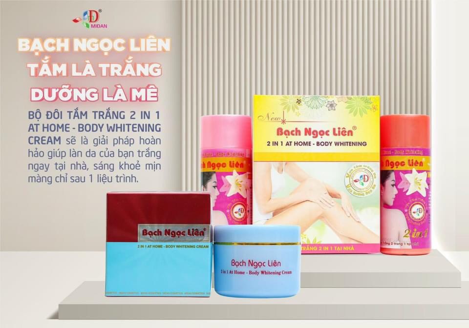 Chính hãng - Tắm Trắng BẠCH NGỌC LIÊN 200gr