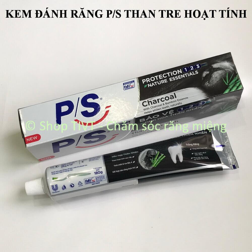 Kem Đánh Răng P/S Tinh Hoa Thiên Nhiên Hấp Thu Mùi Hôi Làm Sạch Vết Ố Trắng Răng Hơi Thở Thơm Mát Tự Nhiên - Tivt