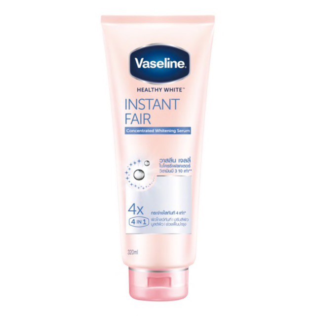 (Mẫu Mới Nhiều Size)Sữa Dưỡng Thể Vaseline 4X 320Ml Thái Lan Dưỡng Trắng Da Bật Tone