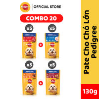 Bộ 12 Túi Thức Ăn Cho Chó Lớn PEDIGREE Dạng Sốt 130g.