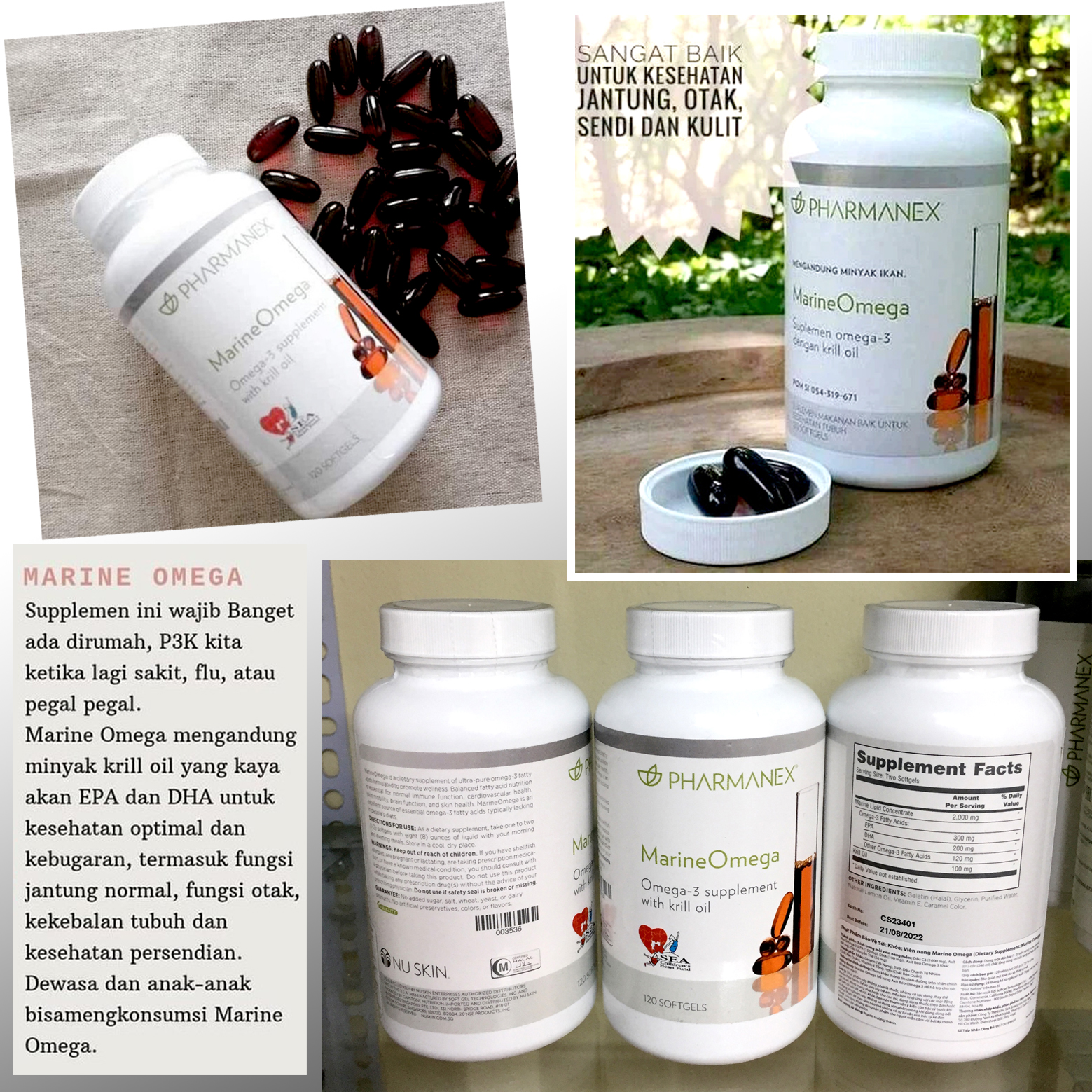 Nuskin Marine Omega 3 - Sức khỏe tim mạch