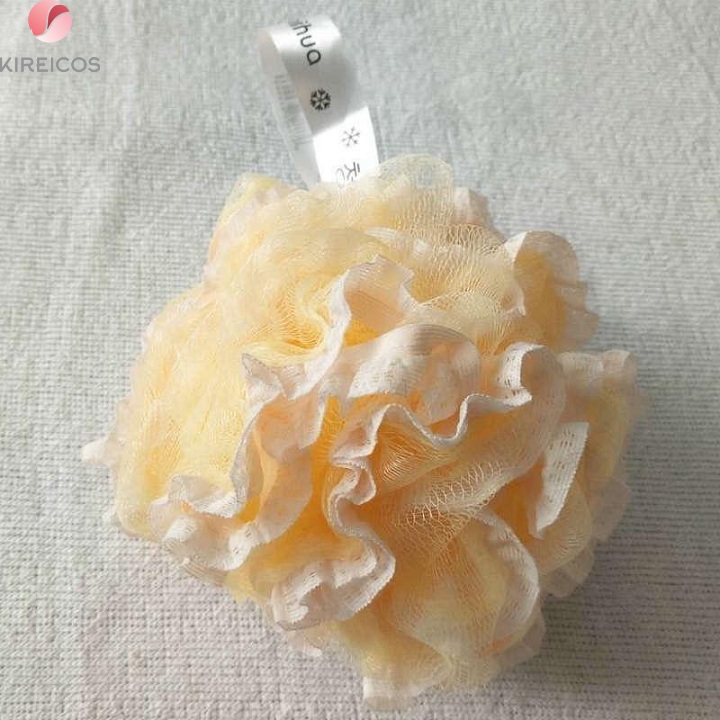 [HCM]Bông Tắm Viền Ren Tròn Cao Cấp