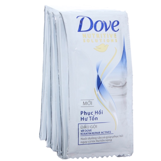 [Hcm]Dây 12 Gói Dầu Gội Dove Dưỡng Bồng Bềnh