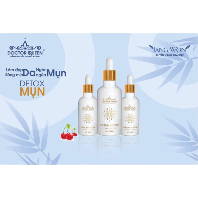 Detox Mụn Thải Độc Cho Da Doctor Queen