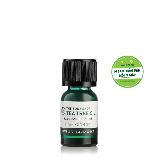 [Hcm]Tinh Dầu Cho Da Mụn The Body Shop Tea Tree Oil (10Ml)