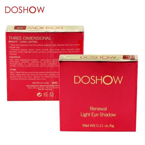 Phấn Mắt Doshow 4 Ô Màu Cực Đẹp Cao Cấp Hàn Quốc 6G No.3 (Trắng Hồng Nâu)