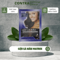 Dầu gội phủ bạc gội là nâu cấp tốc Matrix hộp 3 gói - Contra Cosmetics