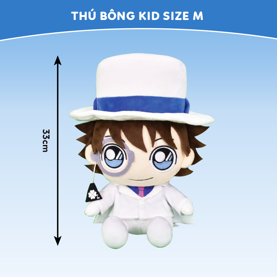 Thú bông Conan Plush Chính Hãng Tagger Clever Box - Phim Hoạt Hình Thám Tử Conan